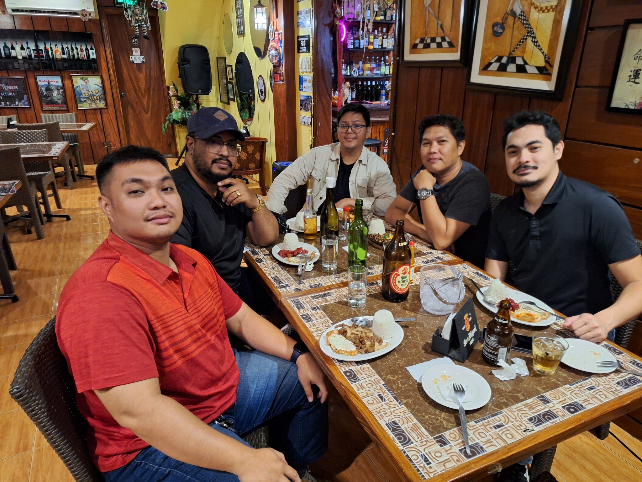 Team reunion at The Pub in Dumaguete